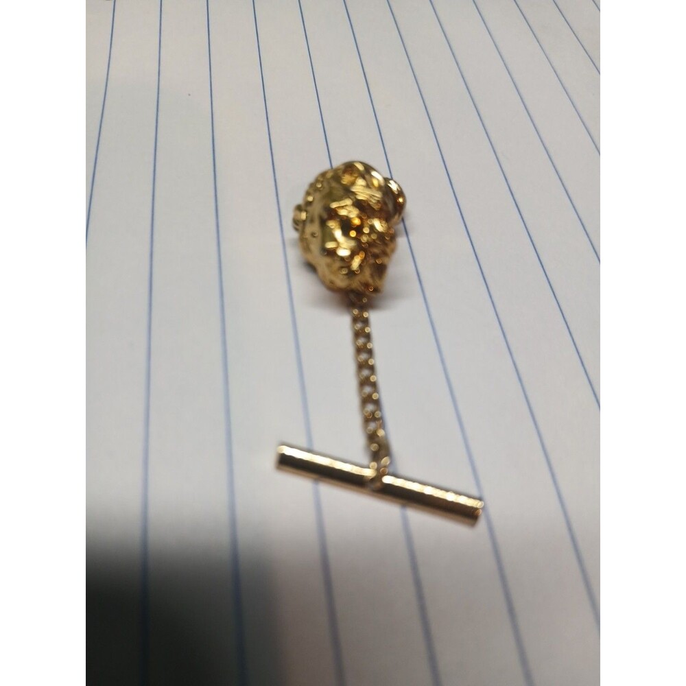 Lion  Tie Tack  Goldtone Unbranded